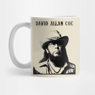 Retro David Allan Coe Mug